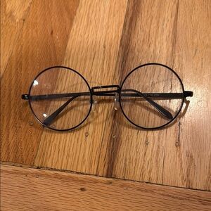Blue light Round Black Frame Glasses